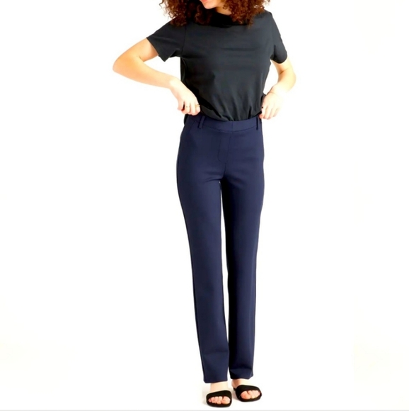 Quince Pants - Quince women black pants size  L NWOT